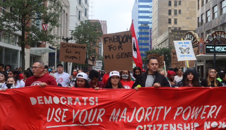 Immigrant workers and their families demand reform from Democrats