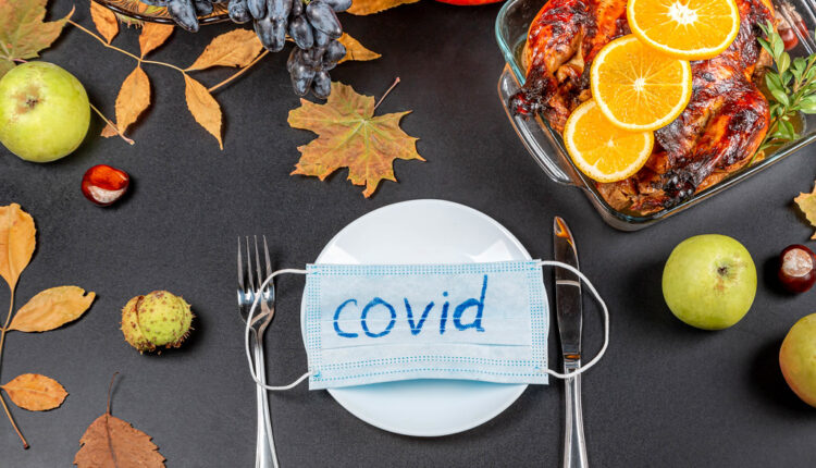 Mask and Thanksgiving Table
