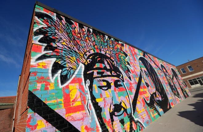 The mural 