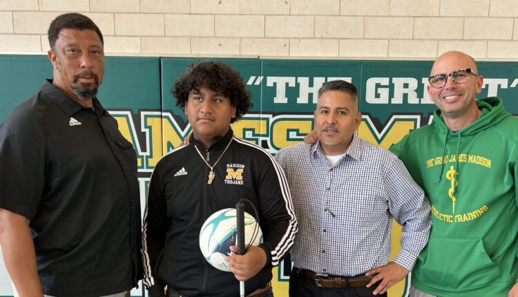 Special Services team helps Madison student fulfill his soccer goal