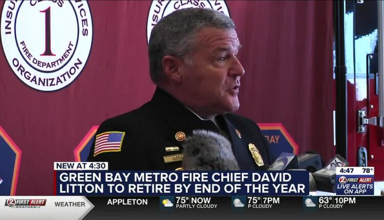 Green Bay Metro Fire Chief David Litton retiring
