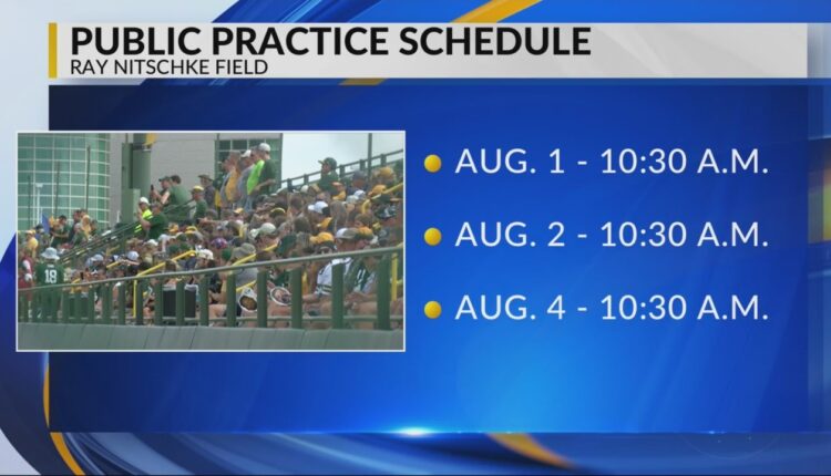 practice opens to public on select days at 10:30 am
