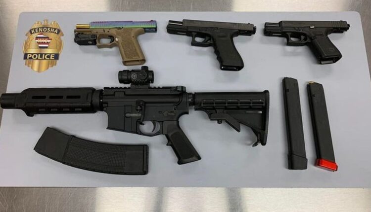 Kenosha police seize 4 illegally possessed firearms