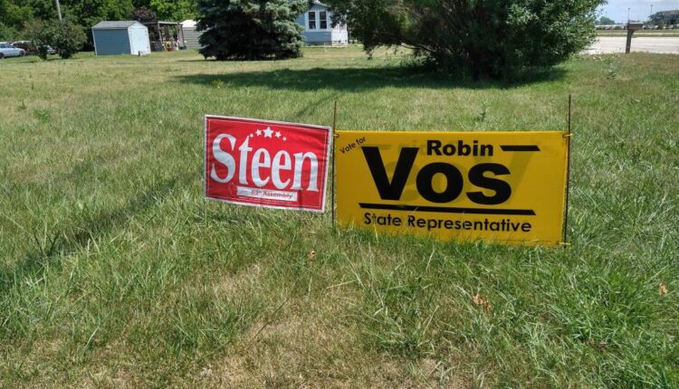  Trump-backed, Adam Steen, tries to defeat Assembly Speaker Robin Vos in Racine County primary |  WUWM 89.7 FM

