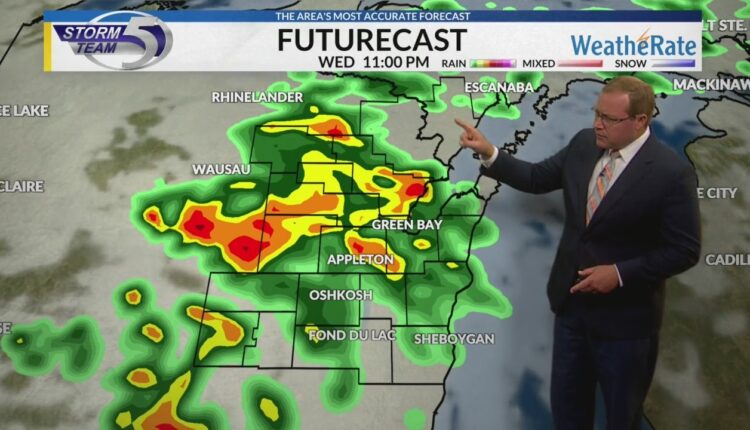  Midweek cold front brings midweek rain chances |  WFRV Local 5

