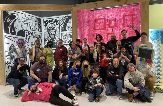 JMatt hosted a TikTok meetup at 3rd Street Market Hall in Milwaukee in February 2022.