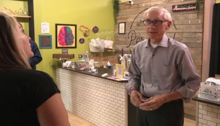  gov.  Evers visits Racine small businesses
