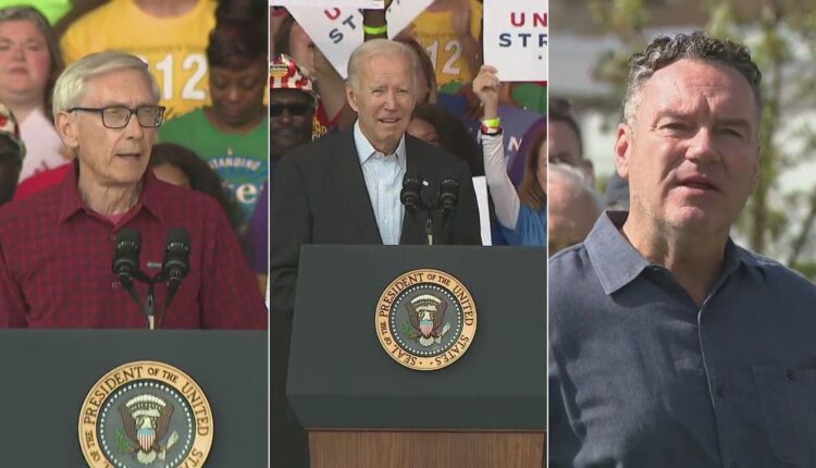 President Biden Milwaukee Labor Day speech; GOP's Tim Michels rebuts
