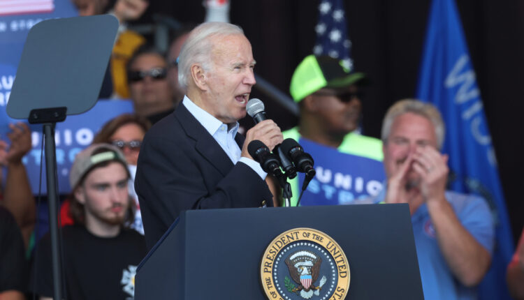 Biden makes a hit with union workers in Labor Day visit to Milwaukee