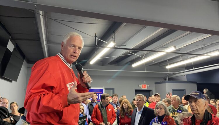 Johnson, other Republicans rally in Racine for last-minute election push
