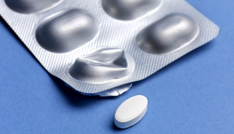 Pill removed from blister pack
