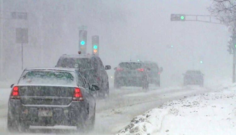 Snow Roads Driving