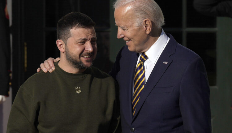 Zelenskyy pledges a fight for ‘common victory’ against Russian tyranny in visit to U.S.