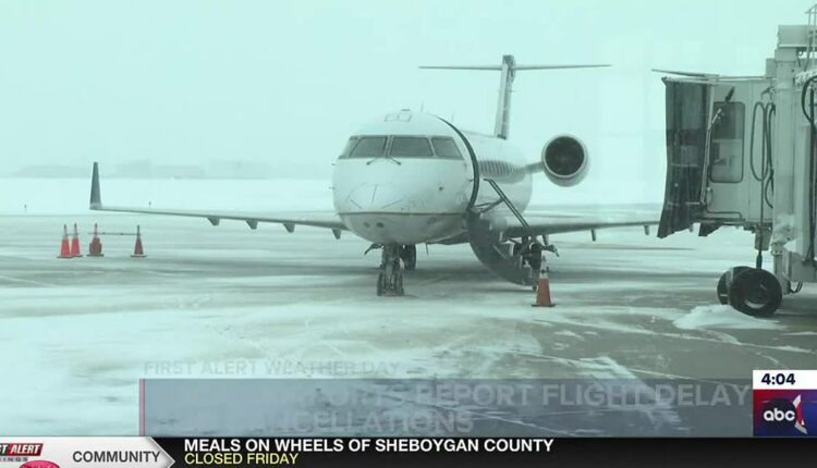 Air travel is severely hampered by winter storm
