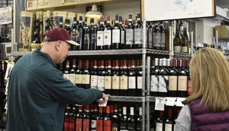 Shoppers frequent Tenuta's Delicatessen in Kenosha for New Year's Eve needs