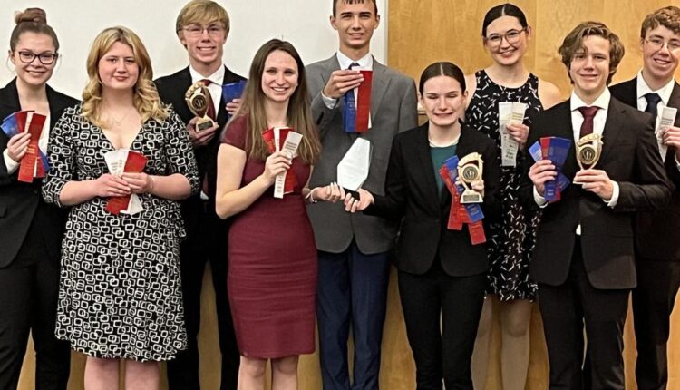 Wilmot Academic Decathlon team dominates at Whitewater Regional competition