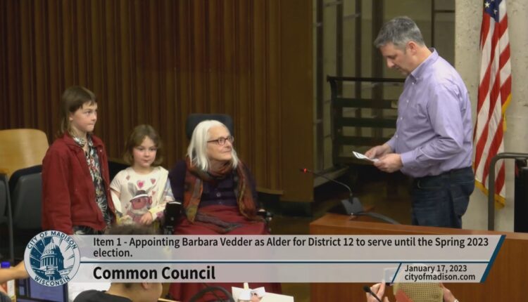 Barbara Vedder sworn in