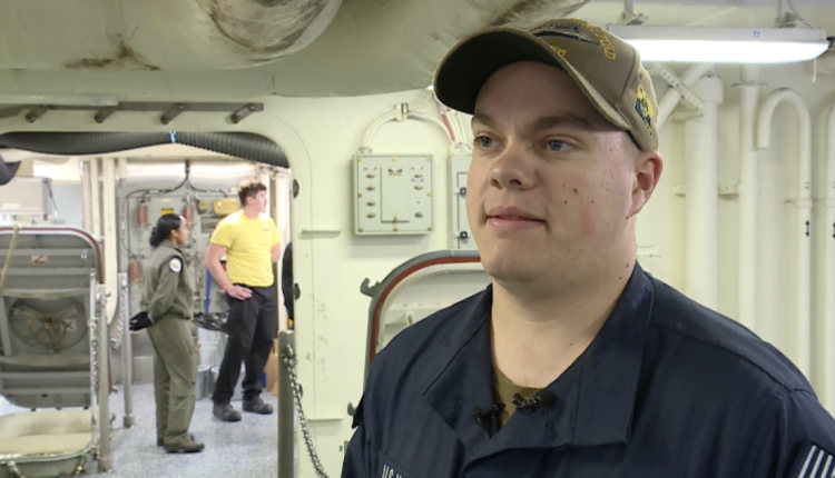 Green Bay area sailor describes life on board USS Gerald Ford
