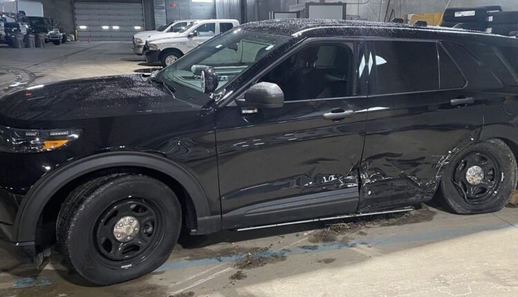 Pleasant Prairie Police vehicle hit while responding to call in morning snow, KSD investigates