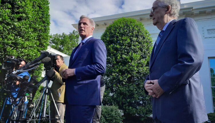 Biden and congressional leaders fail to reach a debt limit deal, but will meet again Friday
