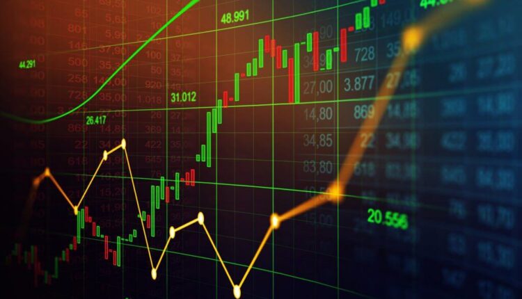 Stock market trading graphic financial investment finance Wall Street traders