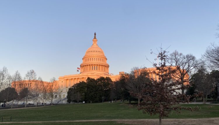 U.S. Capitol in late afternoon